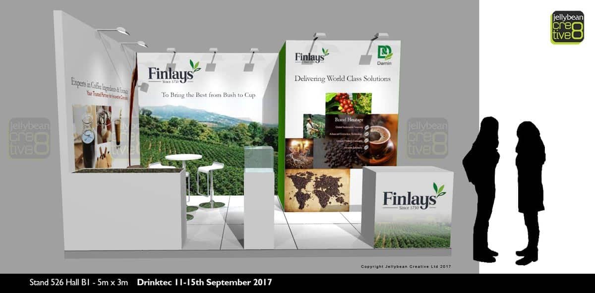 Finlays Exhibition Stand Drinktec Tade Fair Germany