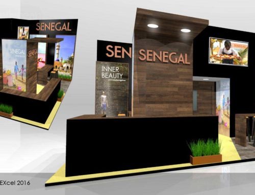 Senegal Tourism & Leisure – Exhibition stand booth design World Travel Market WTM London Excel