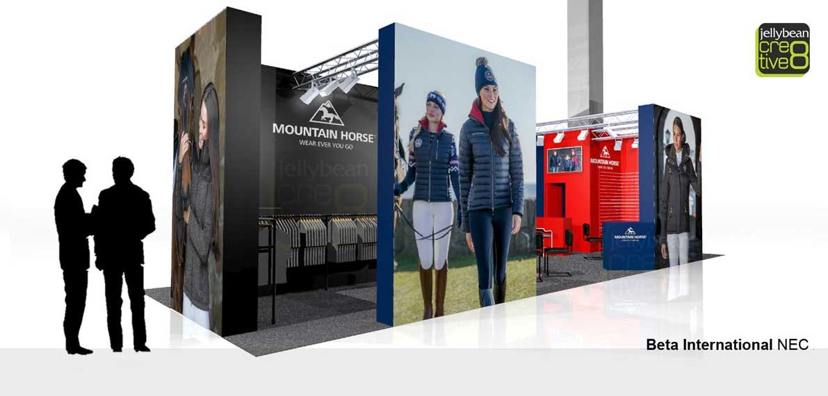 Bespoke Design & Build Mountain Horse Exhibition stand