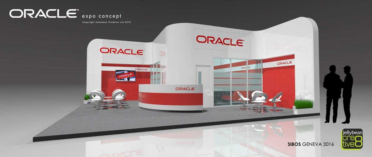 Oracle Sibos Geneva Exhibition stand Design