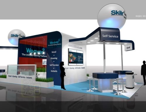 SkillRock On-Gaming Developer – Exhibition Stand Design ICE Gaming Show London