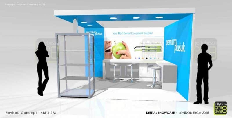 Dental showcase stall design ExCel London UK